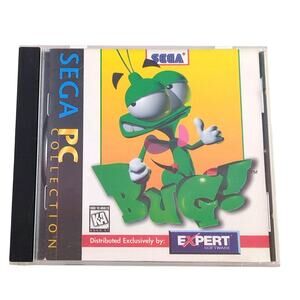Bug! PC Game 1997 SEGA PC Collection Classic Windows CD-ROM Video Game USED